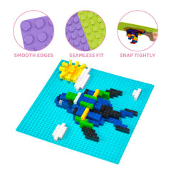 Pairez Toys green baseplate inspires forest-themed projects and collaborative play.