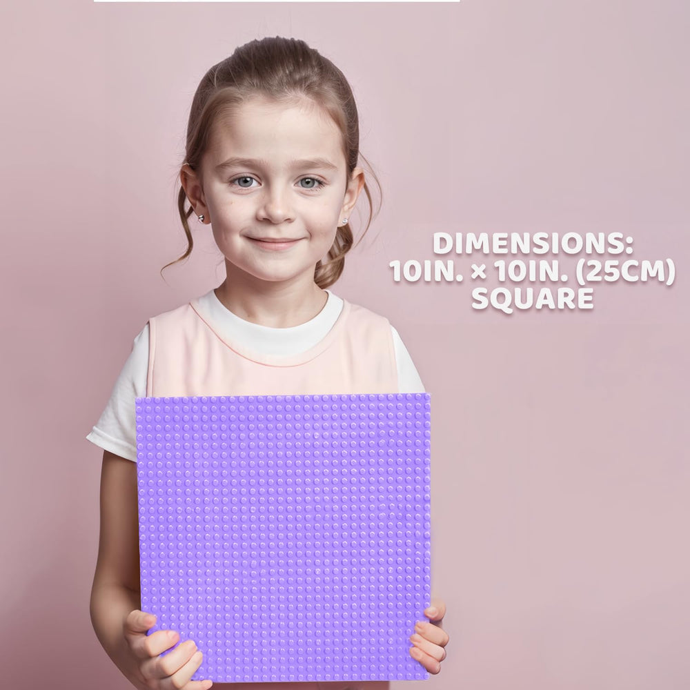 Pairez Toys purple baseplate sparks magical garden builds and storytelling.