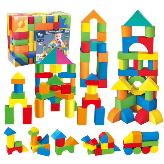 Pairez Toys foam blocks for puzzle assembly, inspiring creative problem solving in kids.