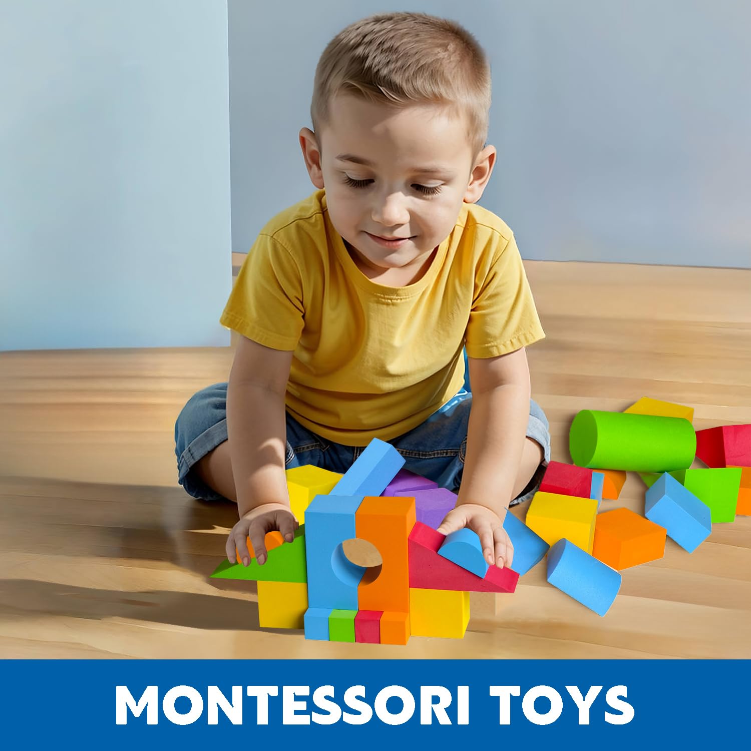 Pairez Toys foam blocks invite parent-child interactive play for bonding and learning.