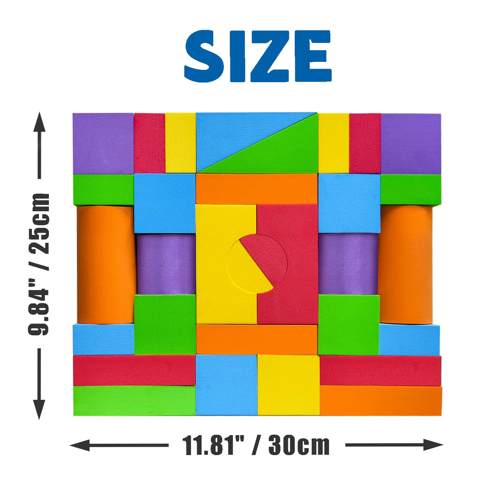 Blocks from Pairez Toys support numbers, robots, and vehicles in hands-on design activities.
