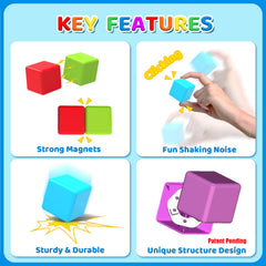 Pairez Toys magnetic blocks magnet-sealed design for safe play.
