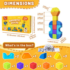 Pairez Toys magnetic blocks support group play and parent-child bonding.