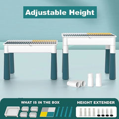 Pairez Toys small activity table color dough zone supports creative shaping.