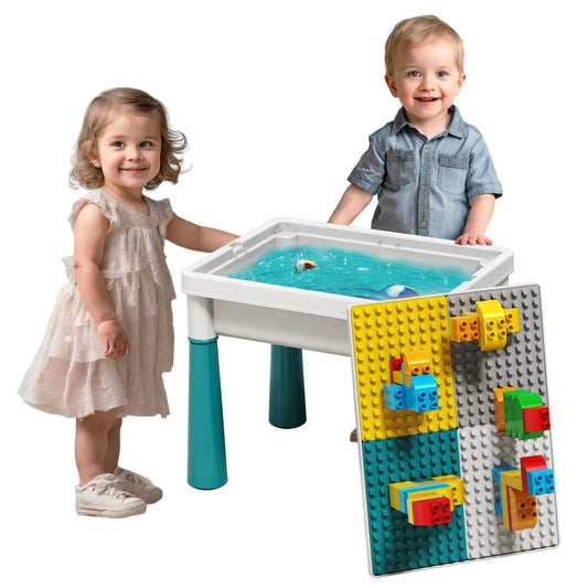 Pairez Toys small activity table side view for focused toddler play.