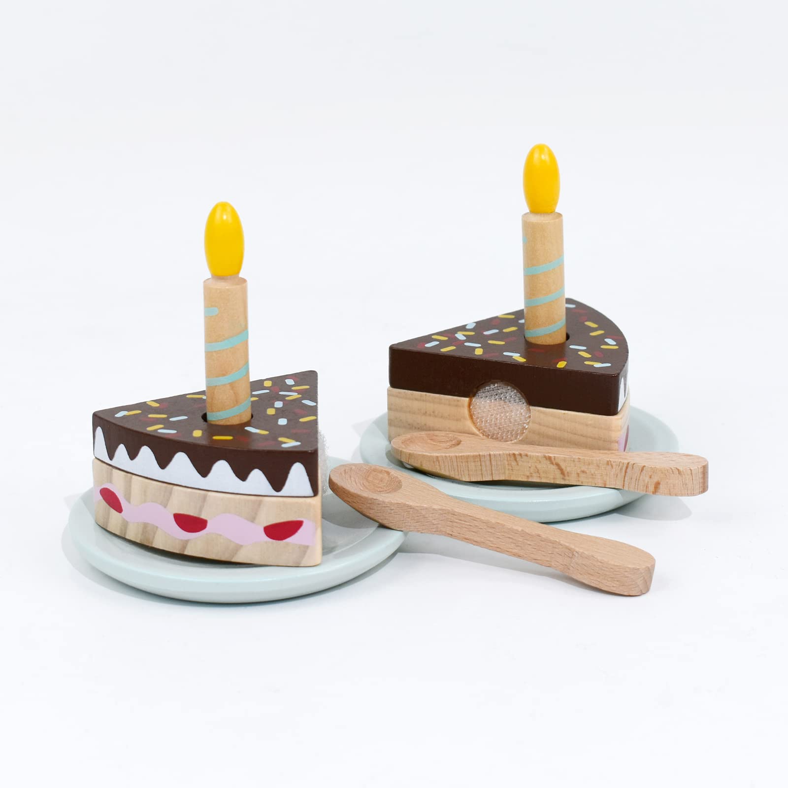 PairPear birthday cake playset candles topping add festive birthday detail