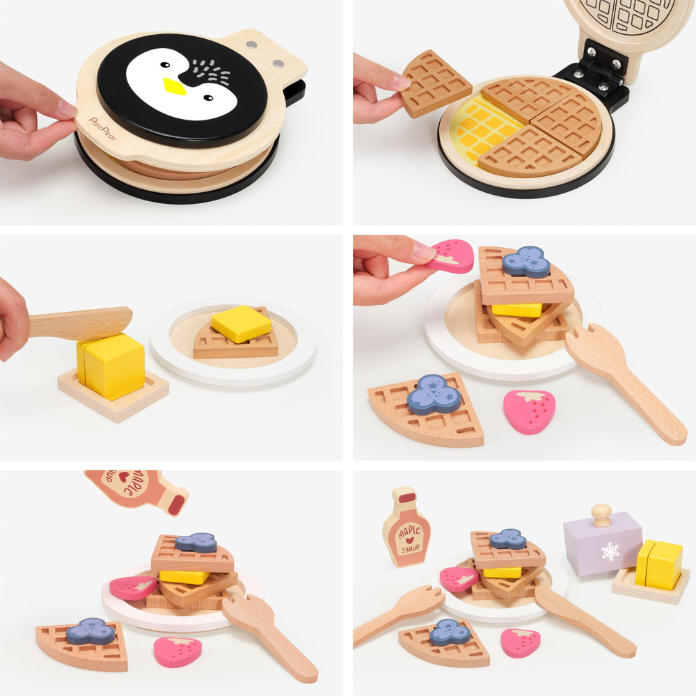 PairPear butter slices add color to pretend kitchen meals
