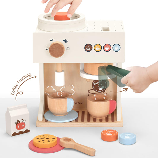 PairPear spin-and-drop grinder lid enables engaging cause-and-effect play.