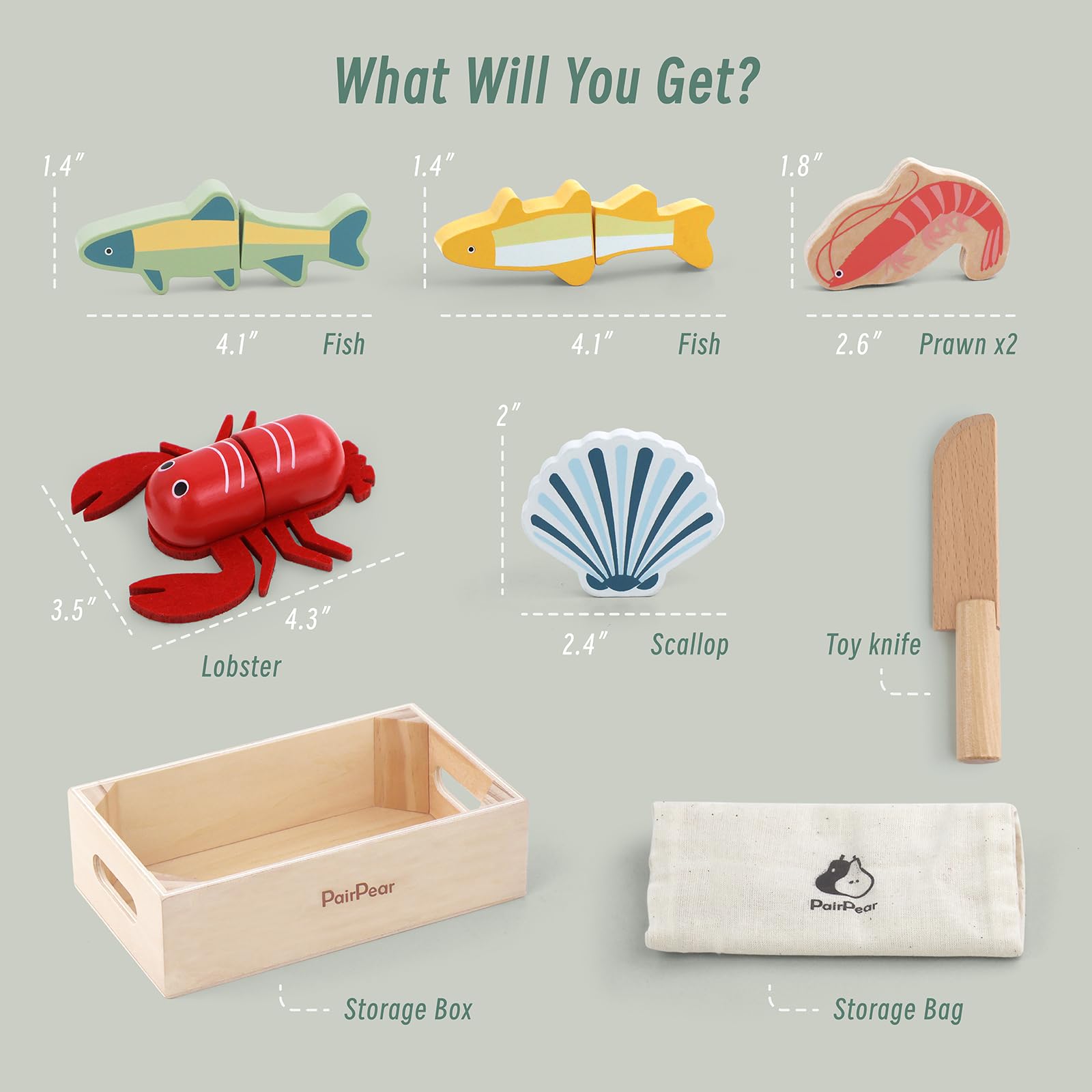 PairPear shrimp pieces encourage fine motor skill practice