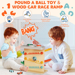 Paisure Rainbow Car Ramp Track sparks imagination with colorful racing action for toddlers.