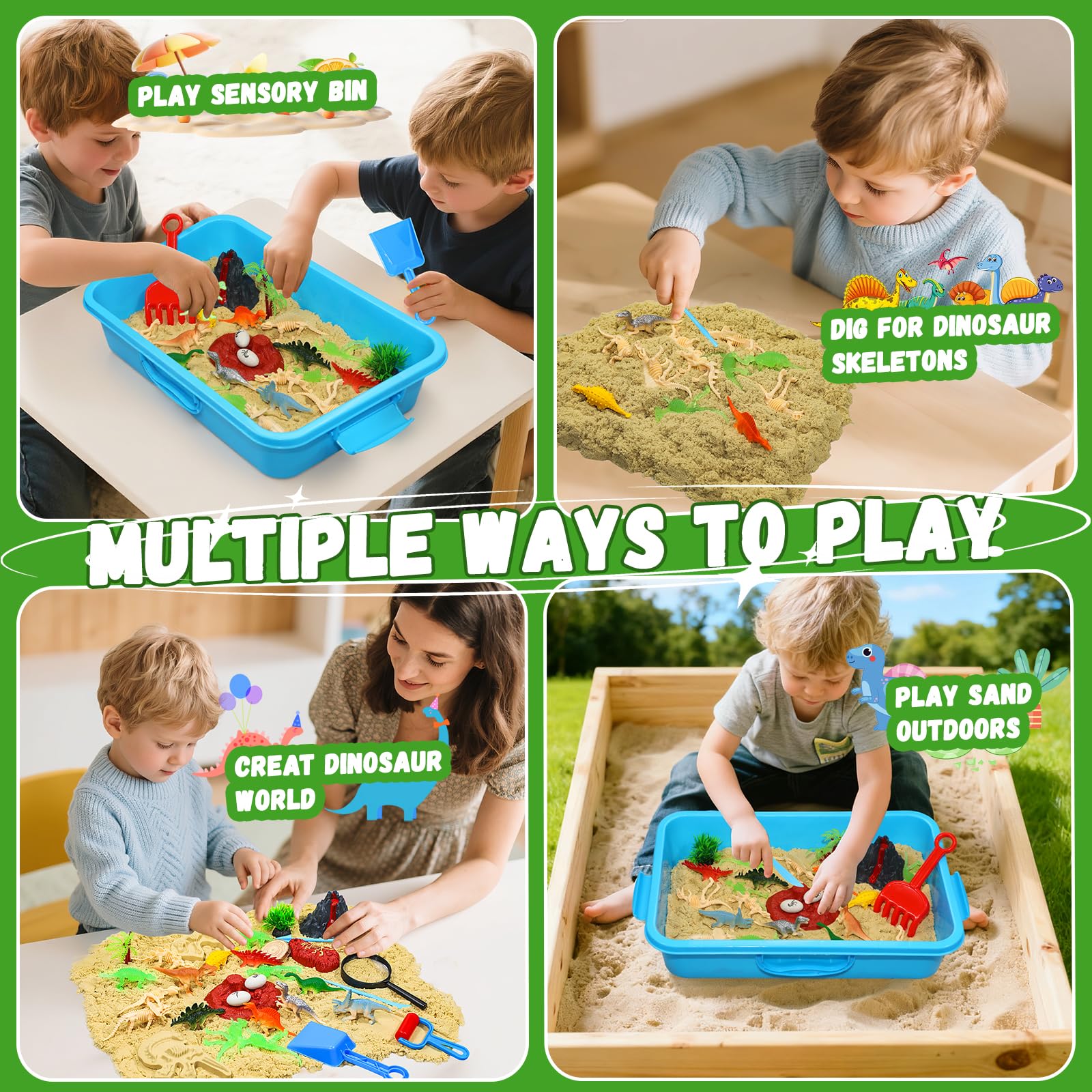 Pakimio archaeology tools scene supports STEM play and curiosity.