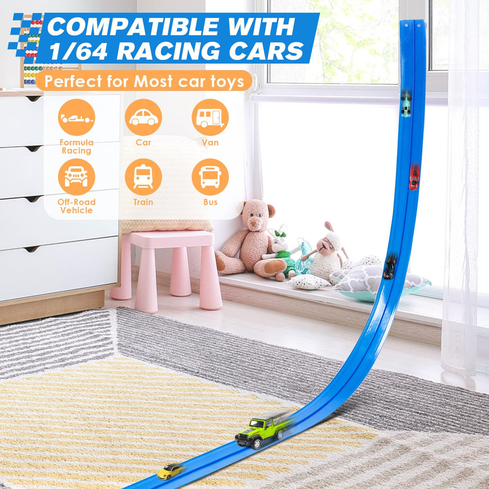 Pakoo flex-track suction cups secure on smooth surfaces for versatile placement.