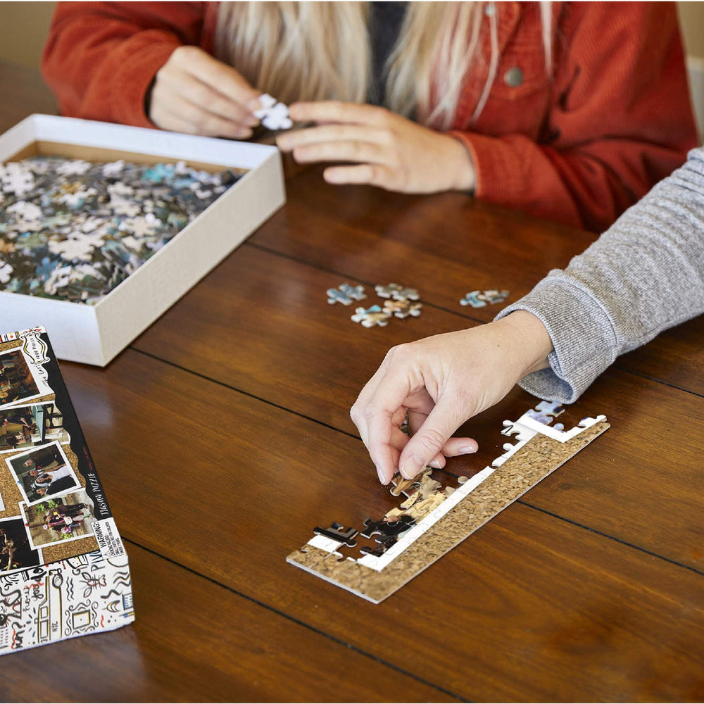 Paladone Friends Seasons Jigsaw assembled 30in x 24in display.