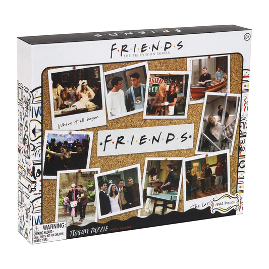 Paladone Friends Seasons Jigsaw puzzle cover, 1000 pieces, ideal for cozy nights.