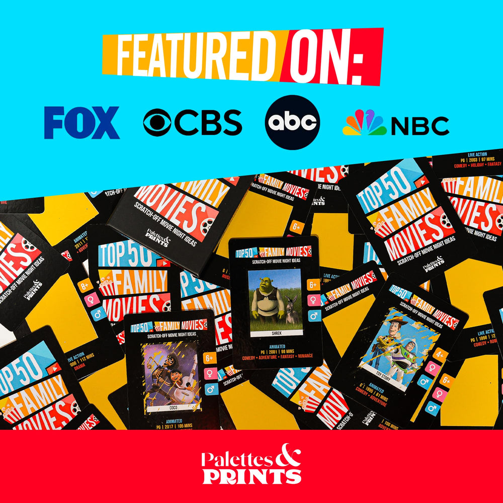 Palettes and Prints collection of 50 kid-friendly movies encourages shared family viewing.