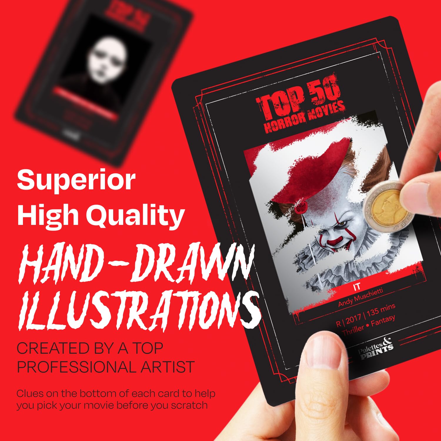 Palettes and Prints perfect gift for horror fans on birthdays and holidays