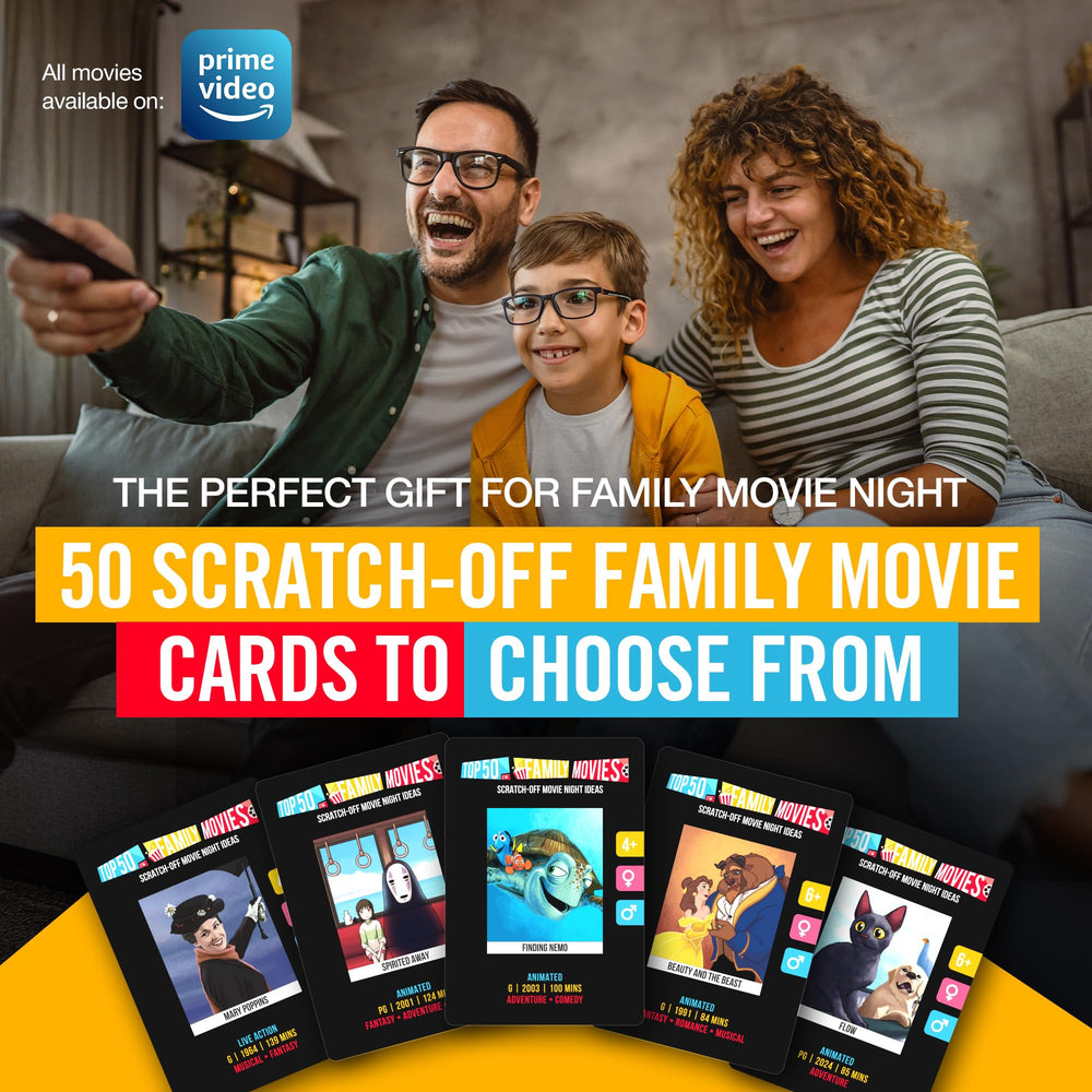 Palettes and Prints scratch reveal action card builds suspense before choosing the film.