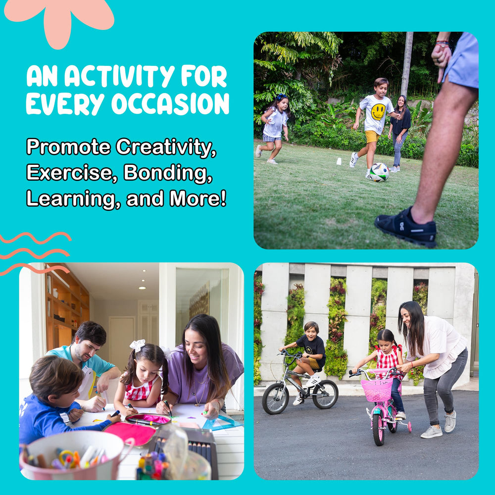 Palettes and Prints Top 50 Family Activities deck is compact and durable.
