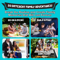 Palettes and Prints cards spread on table show diverse activities for all ages.