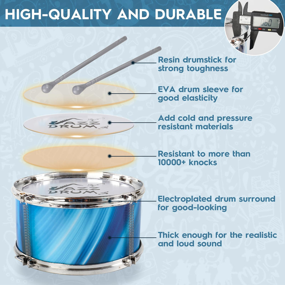 PaLeyFer drum kit includes pedal and suction cup for early practice