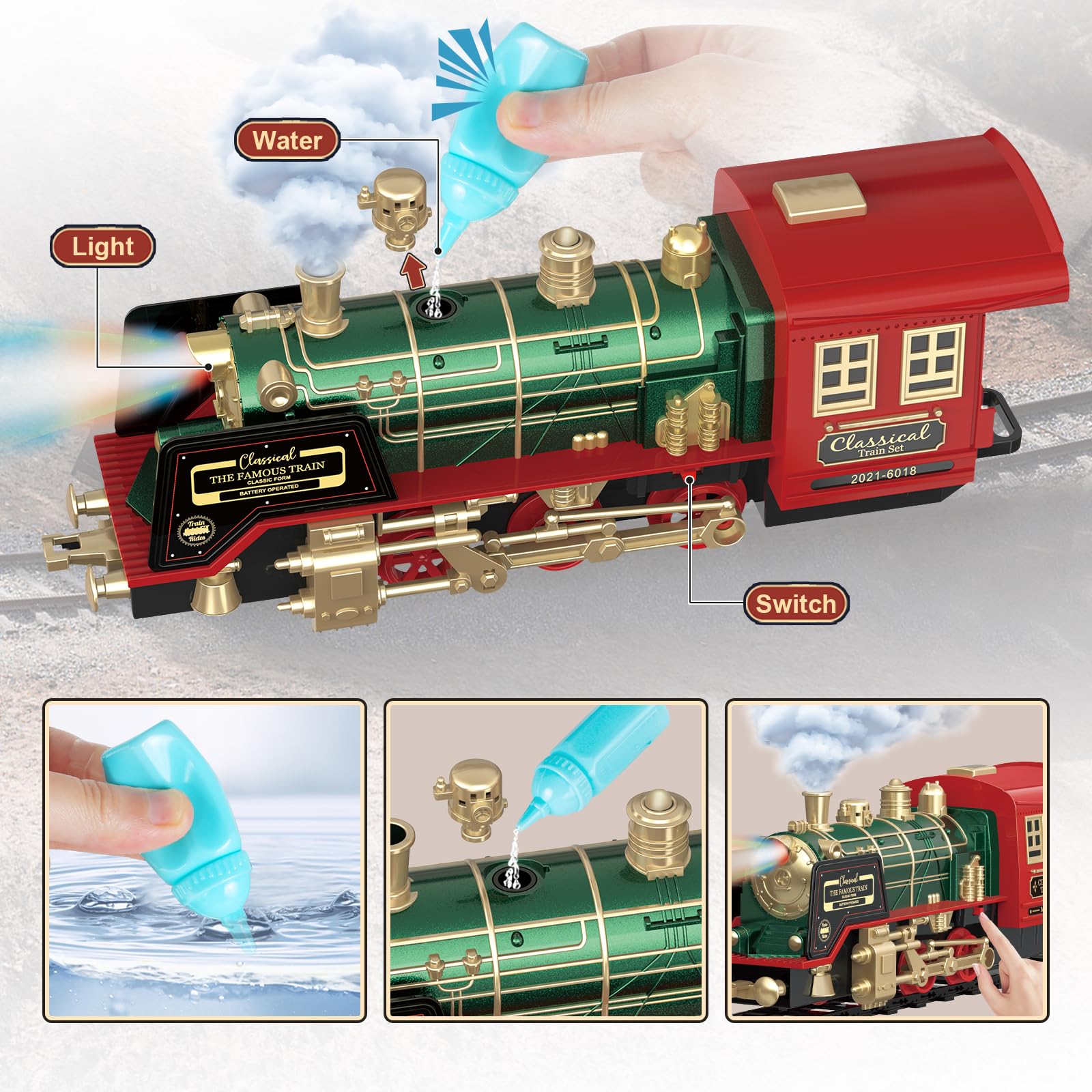 PaLeyFer Remote charging components and battery for convenient rechargeable operation.
