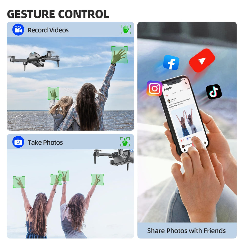 Pallton drone gesture selfie demonstrates quick hands-free moments for memories.