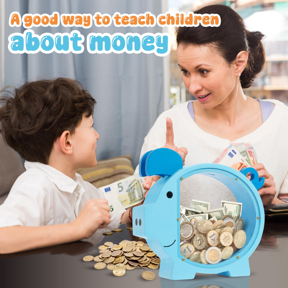 Pamctry Piggy Bank makes a thoughtful Christmas gift for kids.
