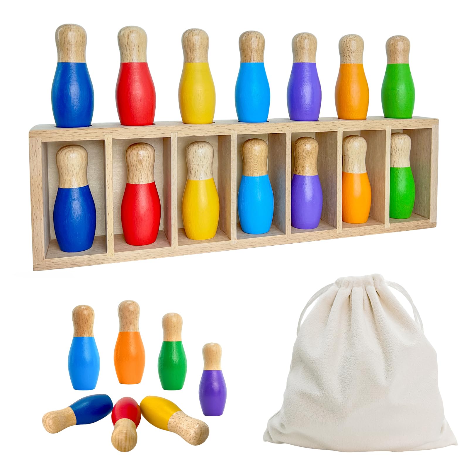 Pamexin color-match inside the box enhances color recognition during play.