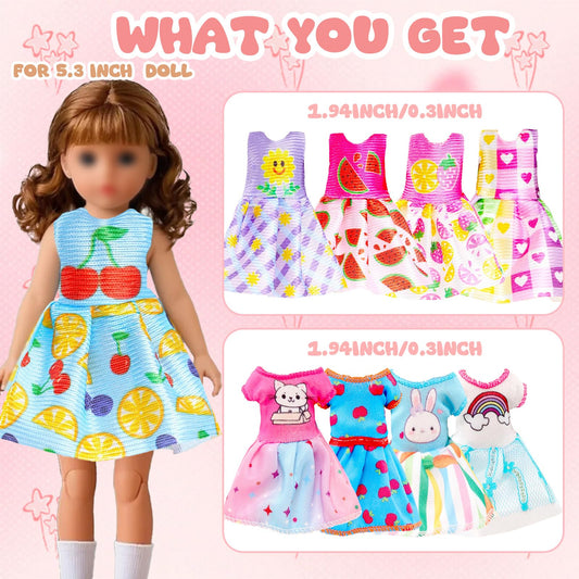 Pamonrueer mini dresses collection neatly arranged for display