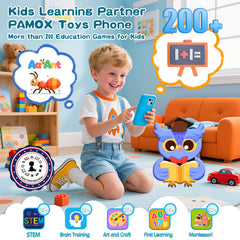 PAMOX educational games library supports letter and number skills through fun activities.