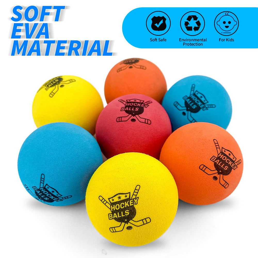 Bright colors of Pandahero foam balls aid tracking during fast games.