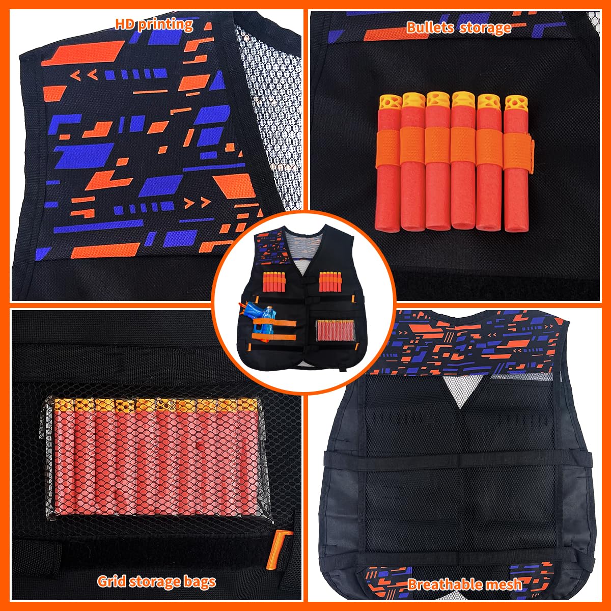 Pandahero wristbands store darts for quick reloads between missions.