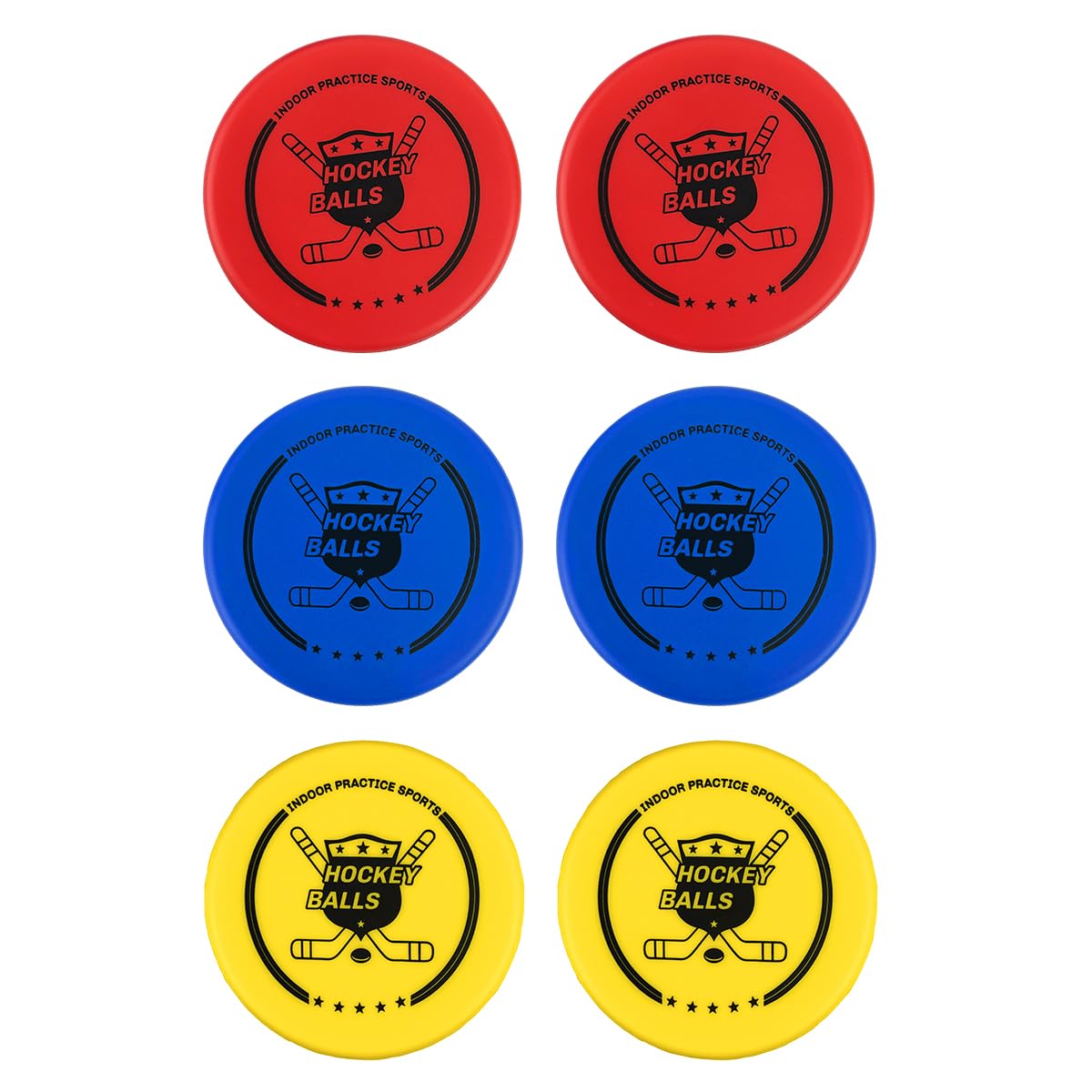 Replacement-ready set for families and classrooms playing indoor hockey.