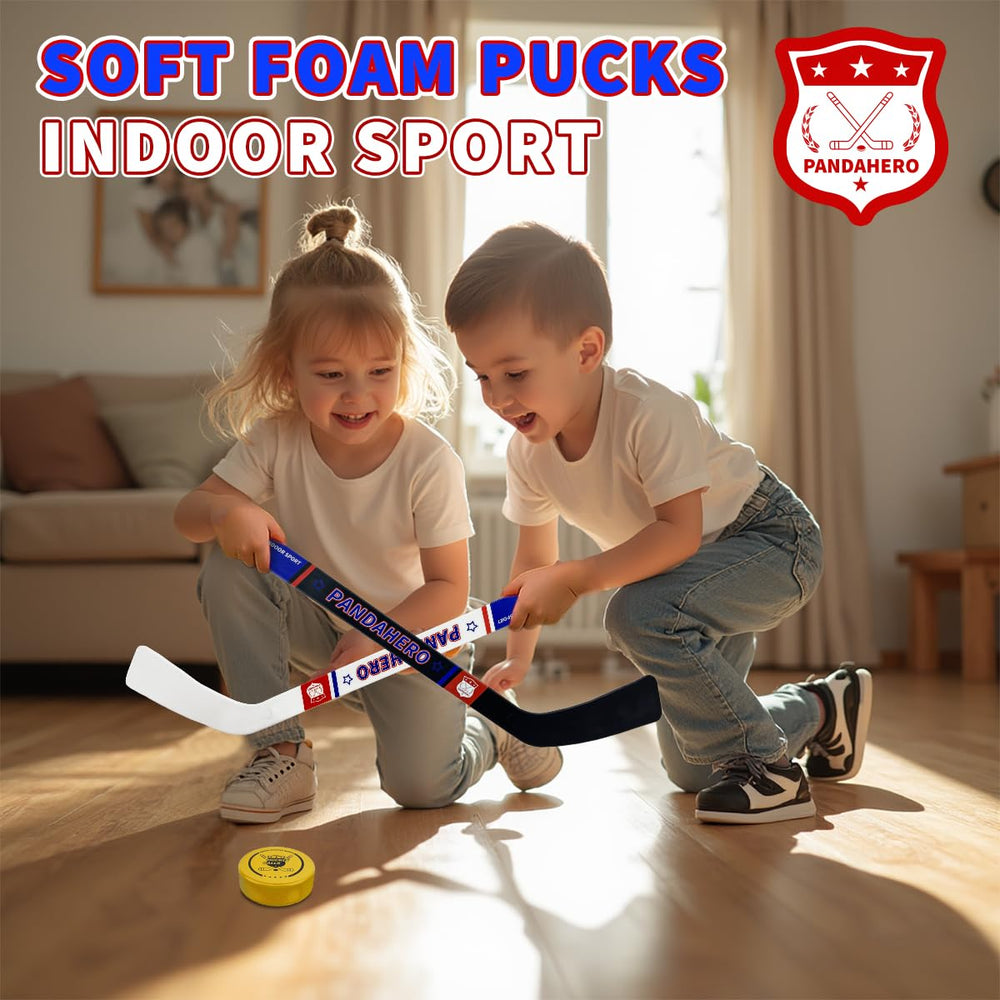 Pandahero pucks with vinyl shell designed for indoor use.