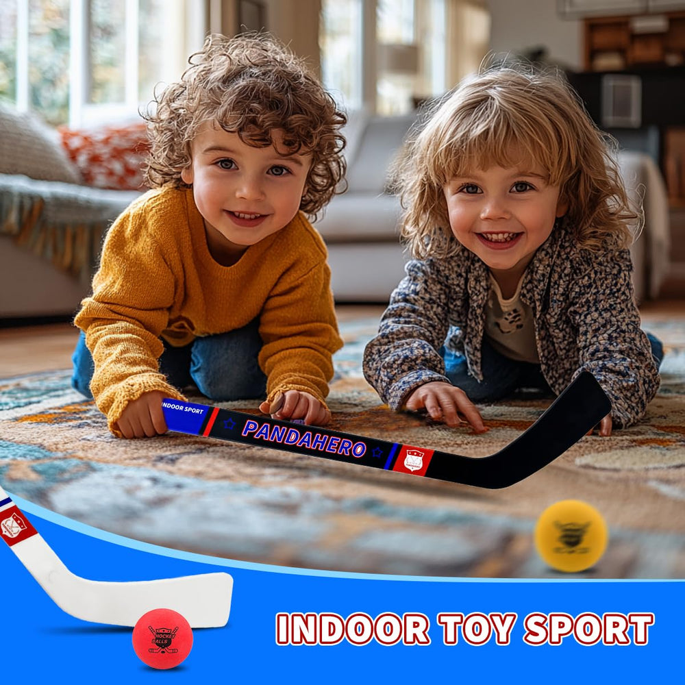 Pandahero foam balls ready for soft indoor hockey games with kids