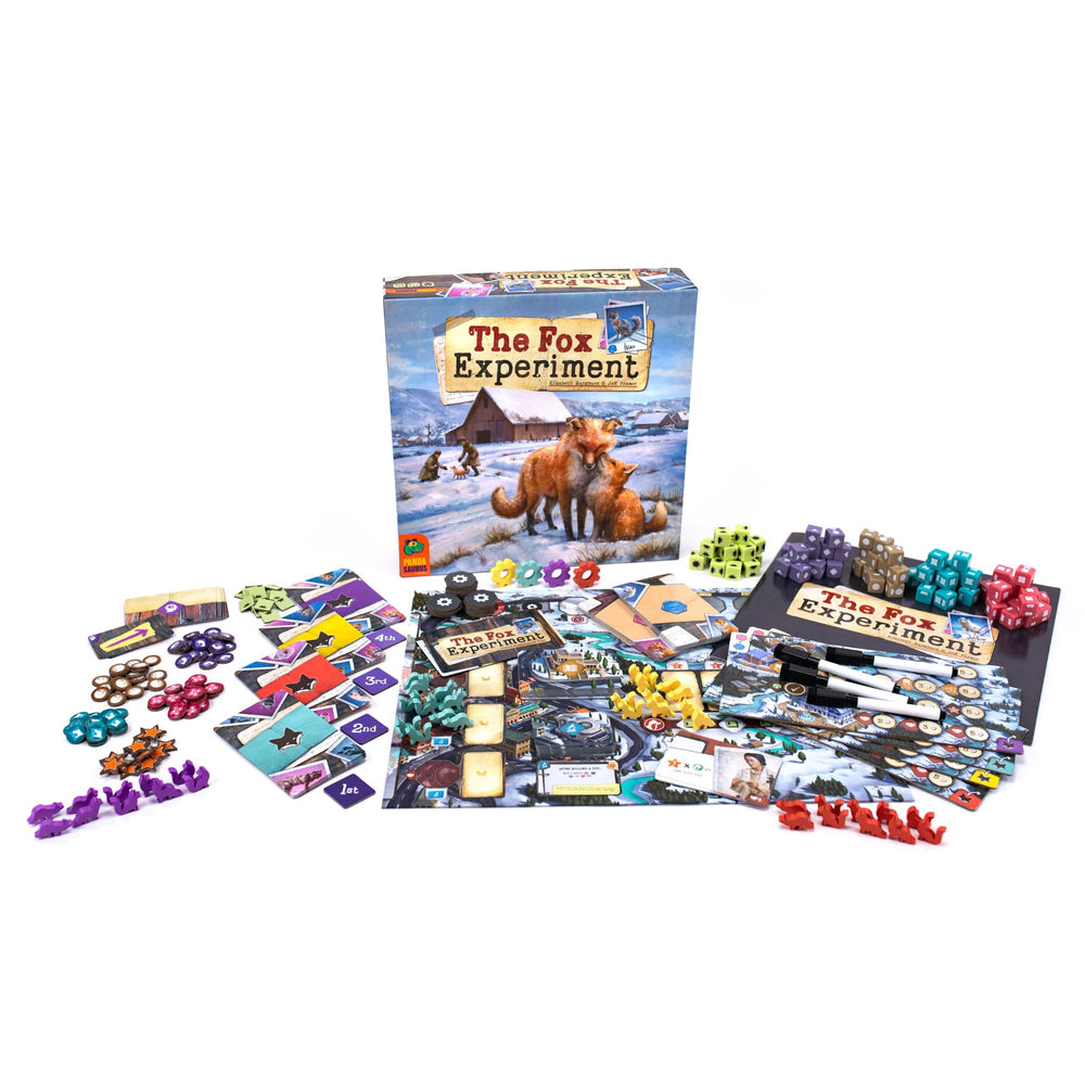 Dice and fox parents from Pandasaurus illustrate decisive dice-rolling decisions.