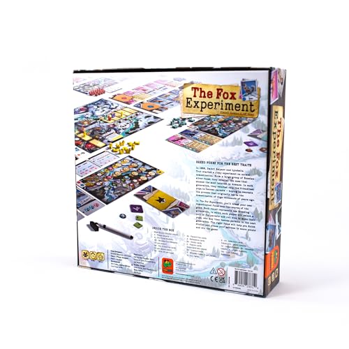 Pandasaurus Fox Experiment table setup with components for quick, strategic play.