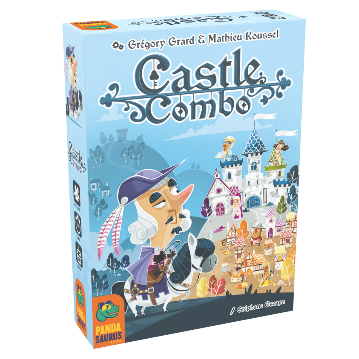 Pandasaurus Castle Combo tableau layout showing strategic placement for scoring