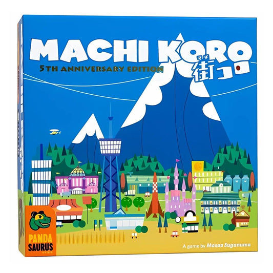 Pandasaurus Machi Koro dice—quick, strategic city-building on game night.