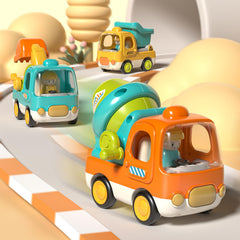 PANITU cement mixer push car ideal for imaginative building play and colorful visuals