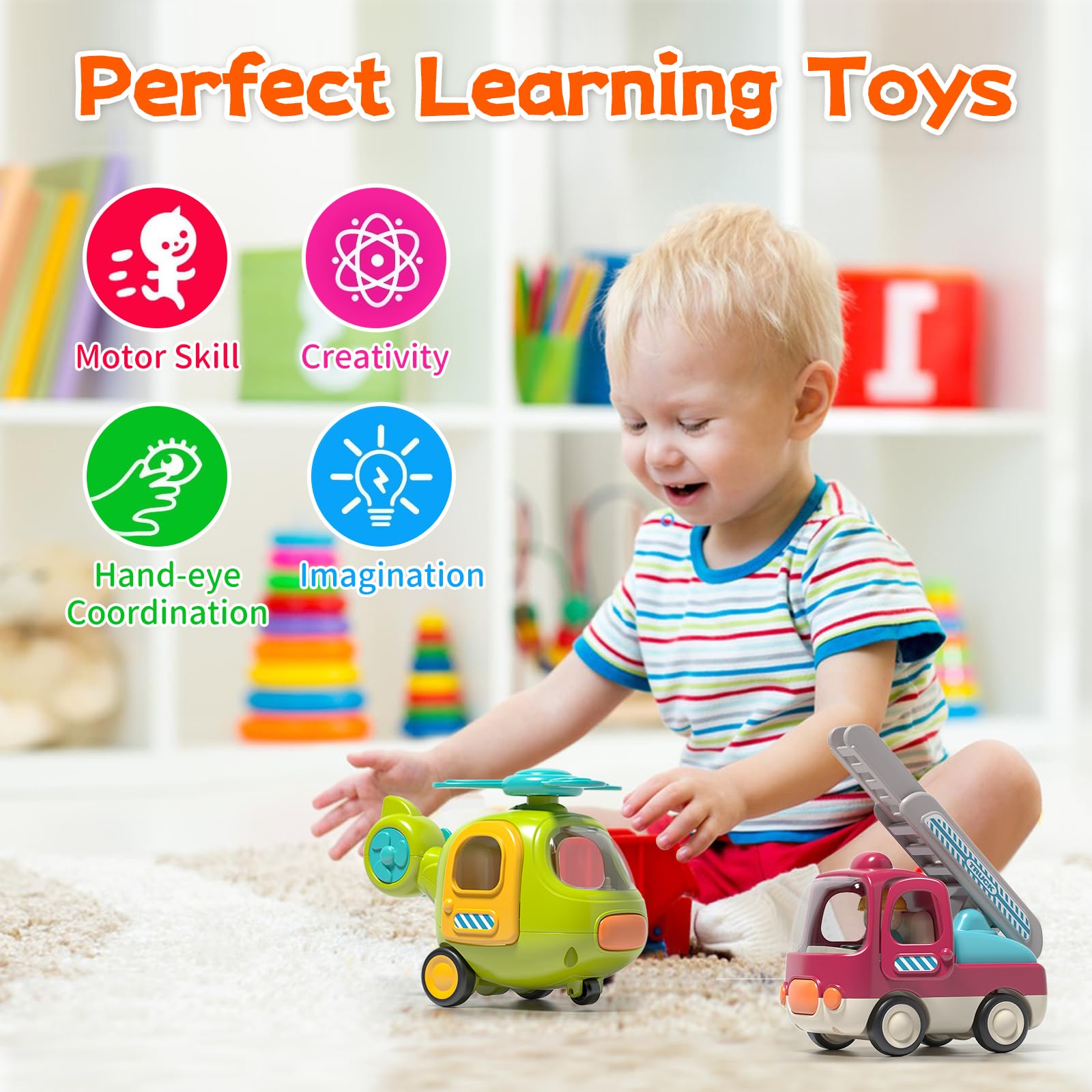 PANITU ABS material ensures smooth edges and safe play for toddlers
