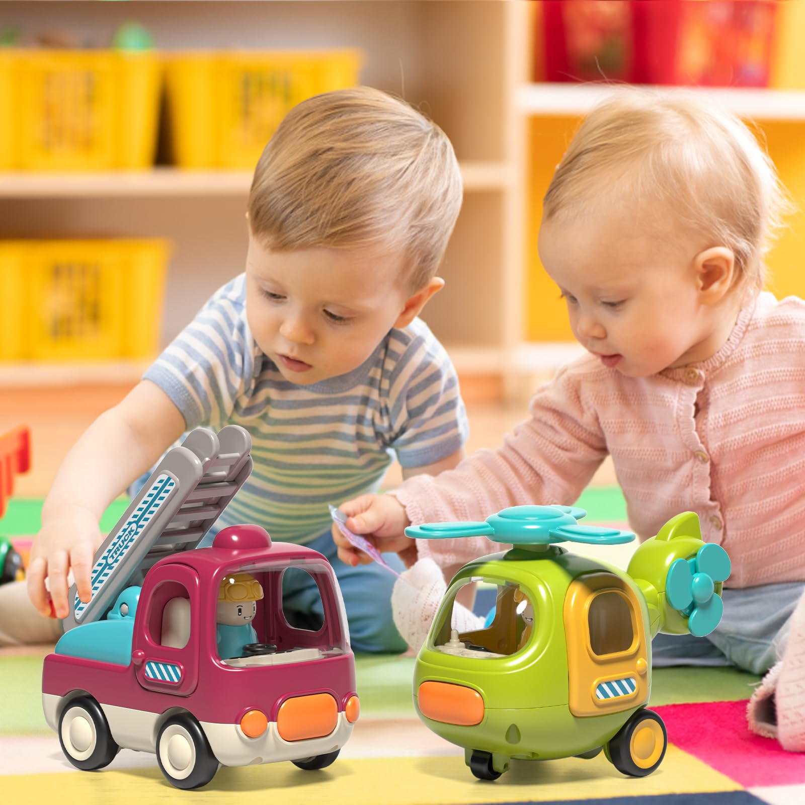 PANITU airplane push car with movable joints to explore different poses
