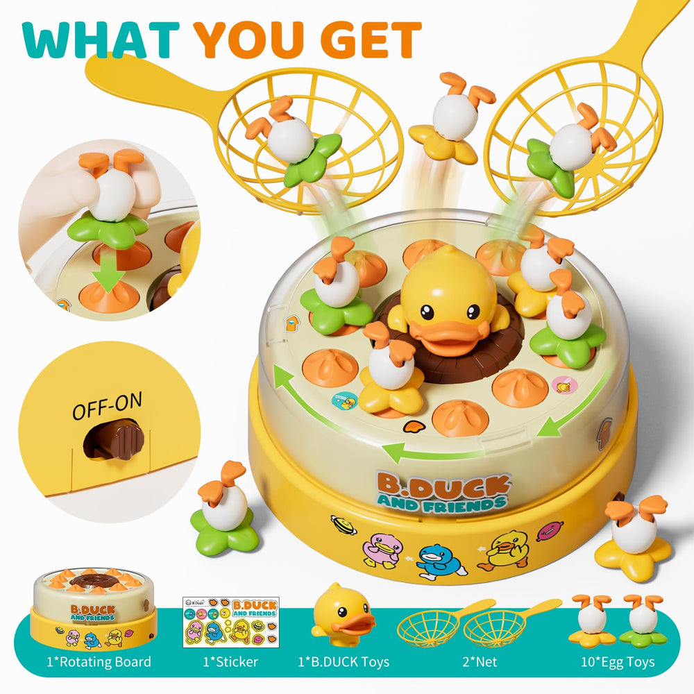 PANITU B.Duck musical pop-up toy adds lively sound