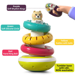 PANITU rotating blocks demonstrate Montessori motion to boost fine motor skills.