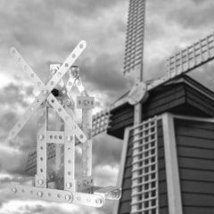 PANPAPA Windmill metal model highlights precise pieces for satisfying builds