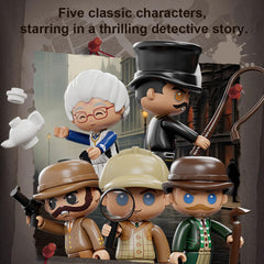 Pantasy Baker Street 221B living room detail, ideal for storytelling on a shelf.