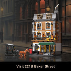 Pantasy Baker Street 221B reading lounge captures quiet study moments for display.
