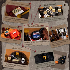 Pantasy Baker Street 221B study area desk supports immersive dioramas.