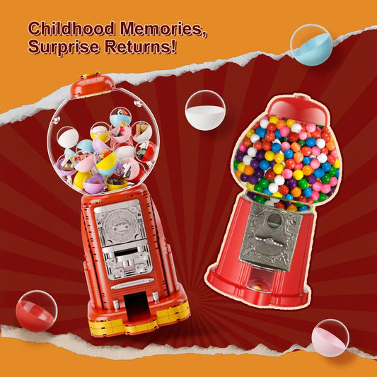 PANTASY Retro Gumball Machine glass globe detail enhances decorative shelf appeal.