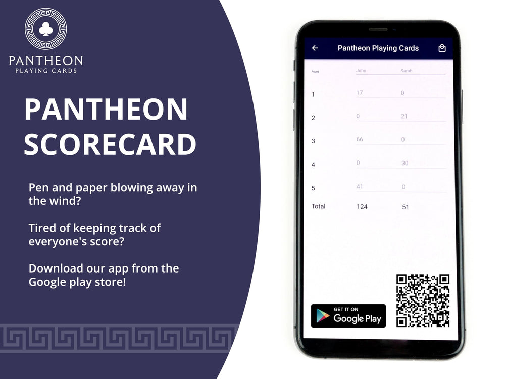 Pantheon Playing Cards outdoor gift pack suits fans of games and camping.